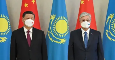 Главы Казахстана и Китая в Акорде