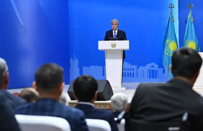 Касым-Жомарт Токаев в Жетысуской области