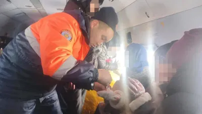 спасатели на вертолете