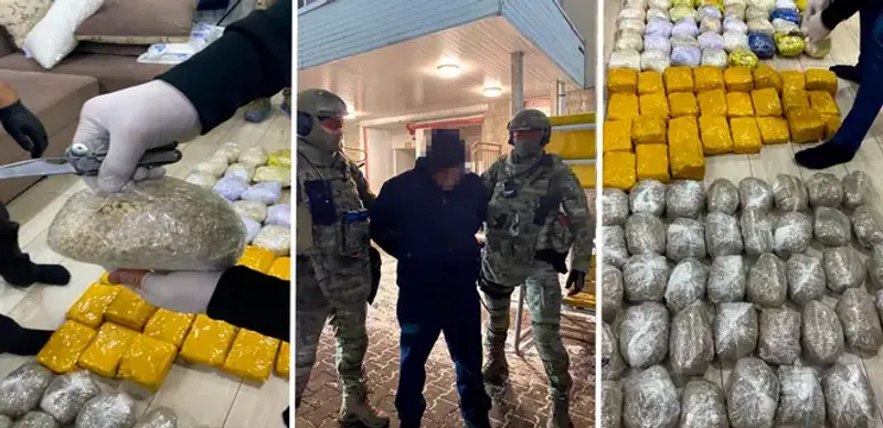 Свыше 100 кг героина изъяли сотрудники КНБ