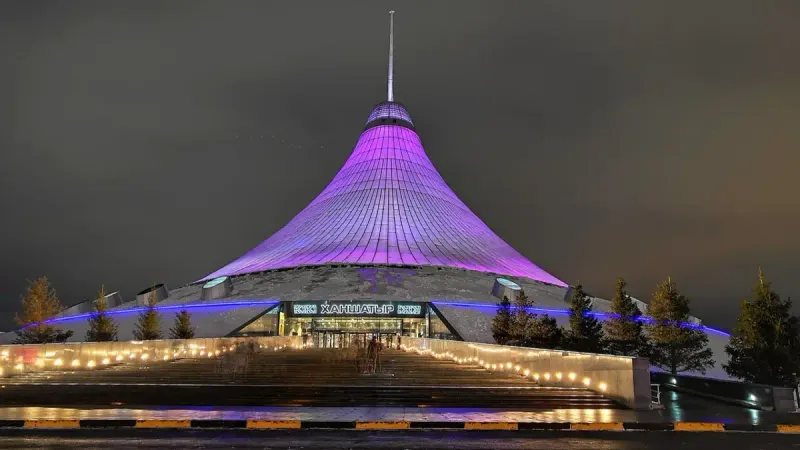 Въезд в Астану