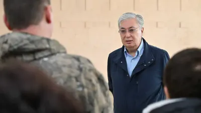 Токаев с жителями СКО