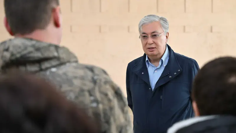 Токаев с жителями СКО