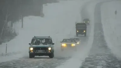 дороги зимой