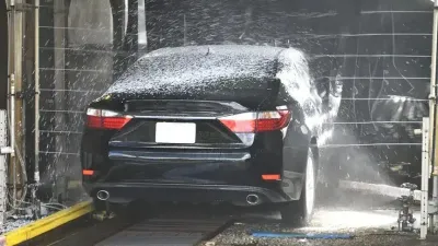 вода на автомойке