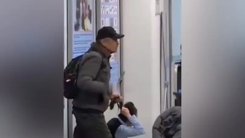 Мужчина с ножом, заложница, заложники, аэропорт Алматы