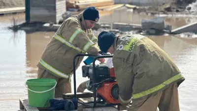 спасатели при паводках