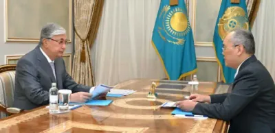 Токаев принял главу АФМ Жаната Элиманова