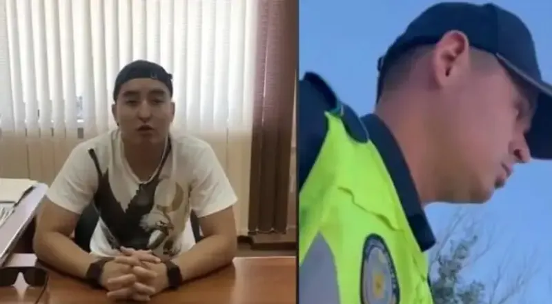 оскорбление полицейские Костанай