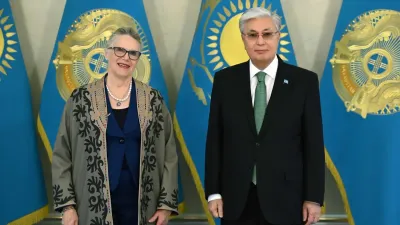 Кэрол Миллер и Касым-Жомарт Токаев