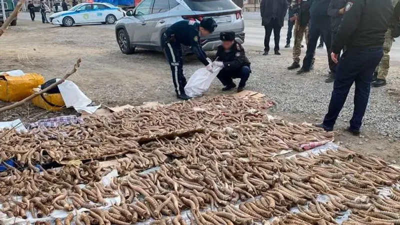 рога сайги в Жетысуской области