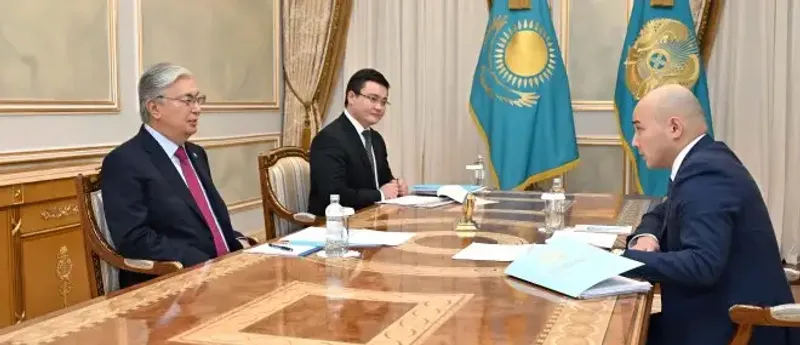 Токаев принял министра национальной экономики Алибека Куантырова