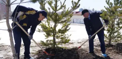 В Президентском парке Астаны появилась Аллея судейского сообщества
