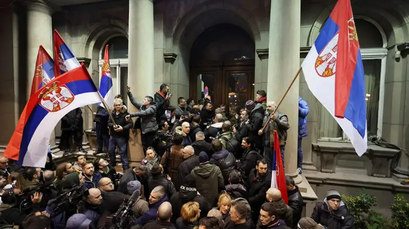 Serbia protest
