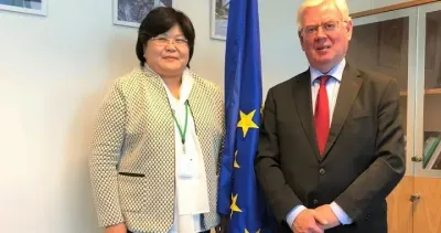 Эльвира Азимова в Брюсселе