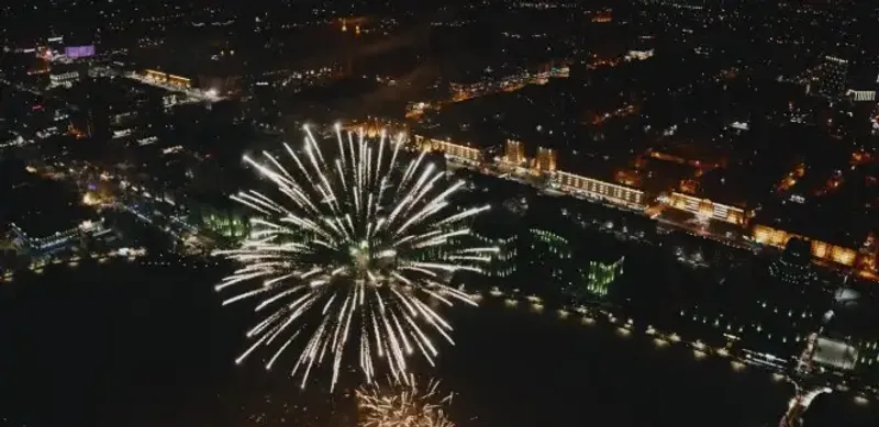 Мужчину оштрафовали за фейерверки в столичном Президентском парке