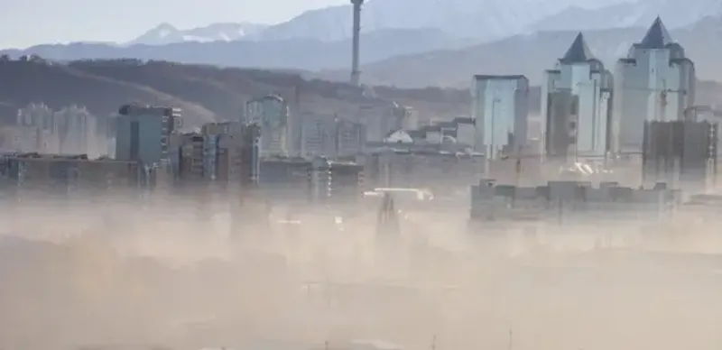 В Казахстане в 8 городах загрязнение воздуха достигает высокого уровня