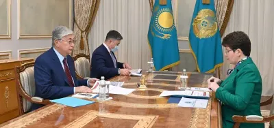 Наталья Годунова доложила Касым-Жомарту Токаеву о работе Счетного комитета