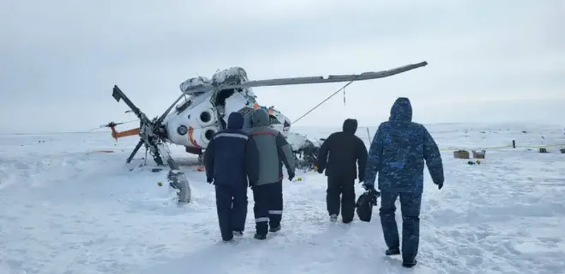 крушение вертолета ми-8