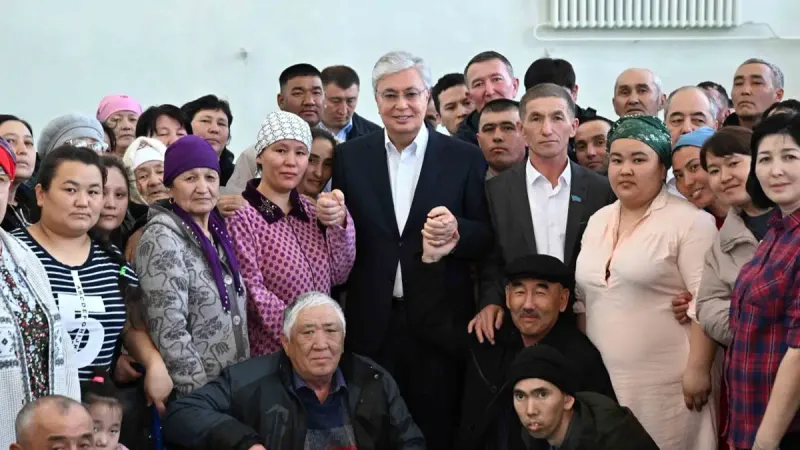 Токаев и жители ЗКО