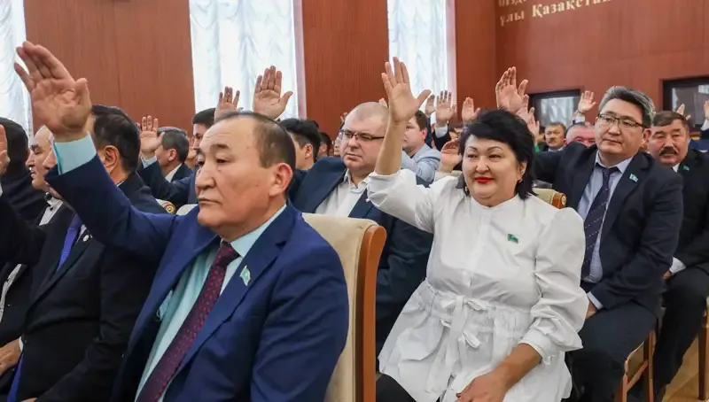 Голосование за акима Карагандинской области