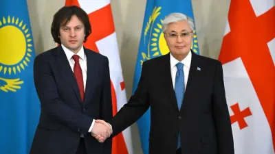 президент Казахстана и премьер Грузии