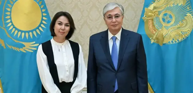 Касым-Жомарт Токаев принял уполномоченного по правам ребенка Аружан Саин