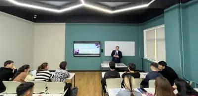 Есенбай Боранбаев выступил с лекцией для студентов