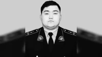 полицейский, старший лейтенант, старший лейтенант полиции Канат Габитов