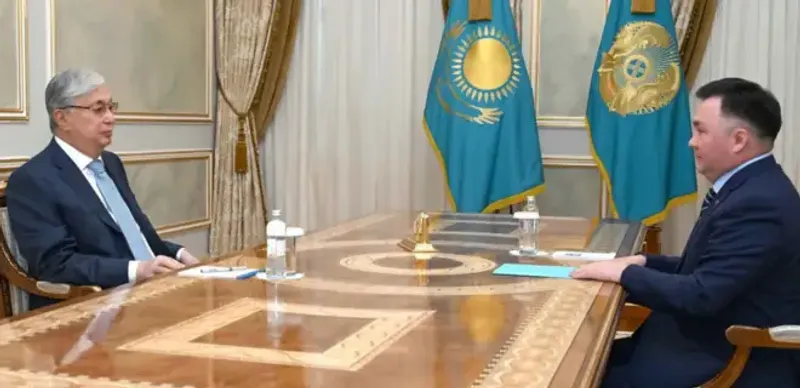 Токаев принял председателя Верховного суда Асламбека Мергалиева