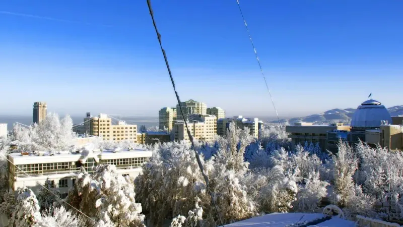 Алматы зимой