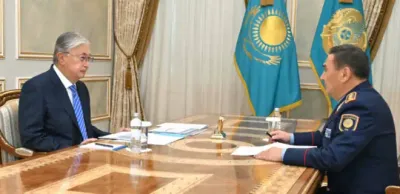 Токаев принял министра внутренних дел Марата Ахметжанова