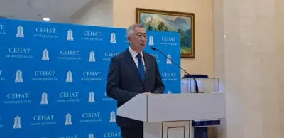 Серик Жумангарин на заседании Сената