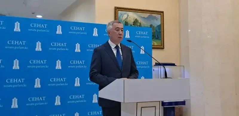 Серик Жумангарин на заседании Сената