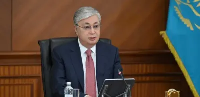 Касым-Жомарт Токаев на расширенном заседании правительства